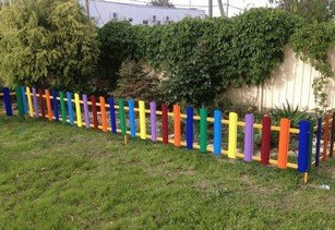 Декоративное ограждение участка в гостинице г. Архангельск